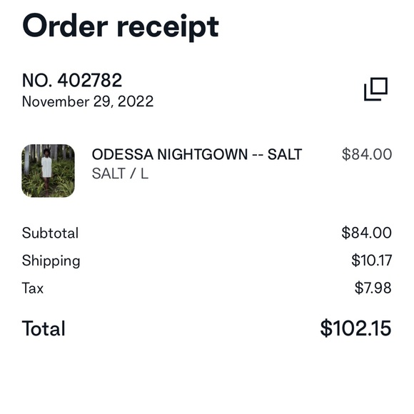 Doen Odessa Nightgown - TRADE FOR M ! - Picture 3 of 4